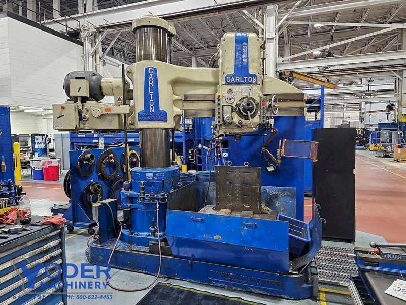 5&#039; X 17&quot; CARLTON RADIAL ARM DRILL: STOCK #77676