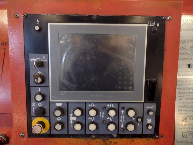 21" x 21" AMADA MODEL HFA530CNC AUTOMATIC HORIZONTAL BANDSAW: STOCK 18232