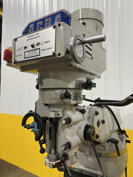 2 HP ACRA MODEL #AM-2V VERTICAL KNEE MILL: STOCK #18823