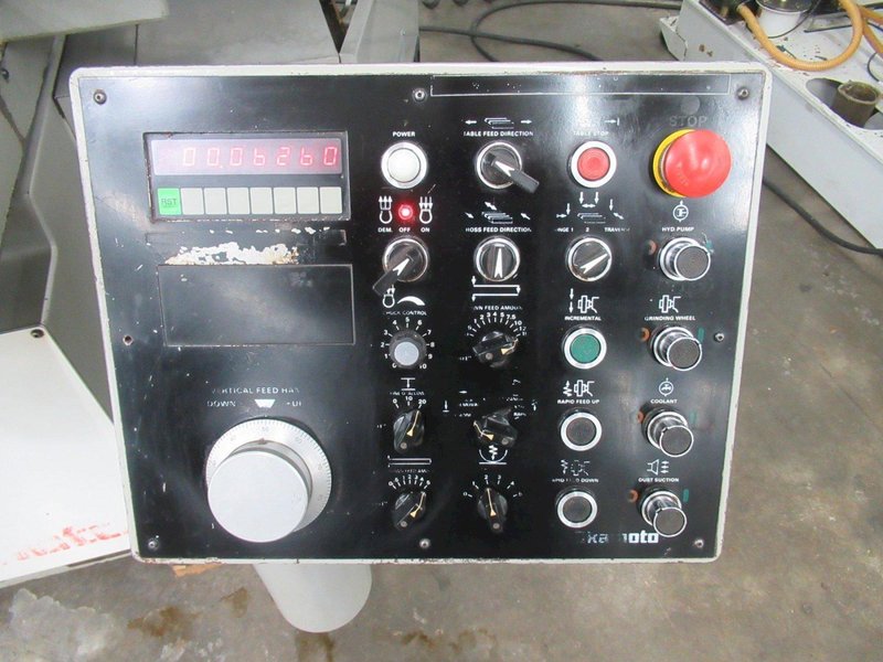 Okamoto ACC-124DX 3-Axis Automatic Horizontal Surface Grinder, 12&quot; x 24&quot; Operation, Electromagnetic Chuck, Downfeed Digital Readout