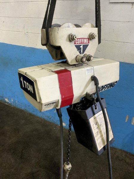 1 TON COFFING ELECTRIC CHAIN HOIST: STOCK #75534