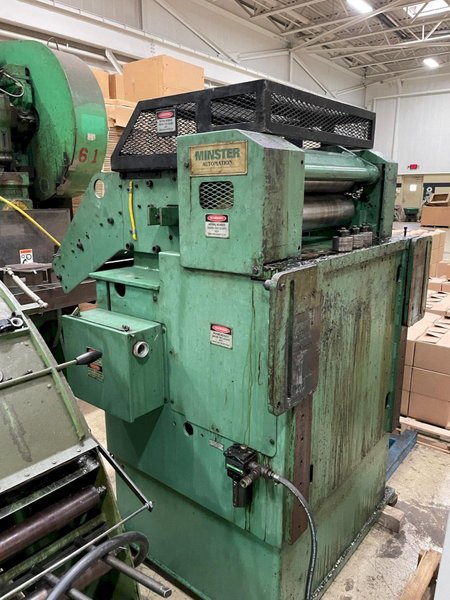 MINSTER Servo Roll Feed 20&quot; Wide x .187&quot;