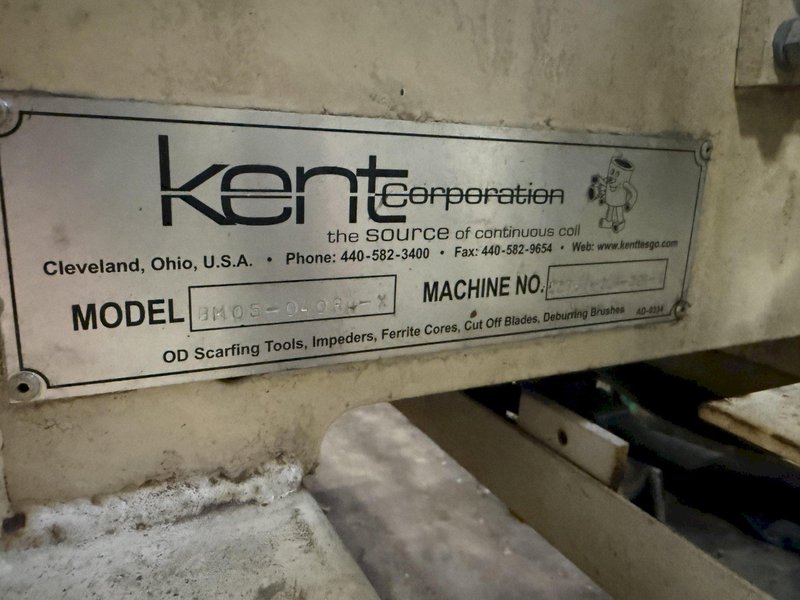 40" KENT BURRMASTER MODEL #BM05-040R-X TUBE END DEBURRING BRUSH MACHINE: YOBRO #24331