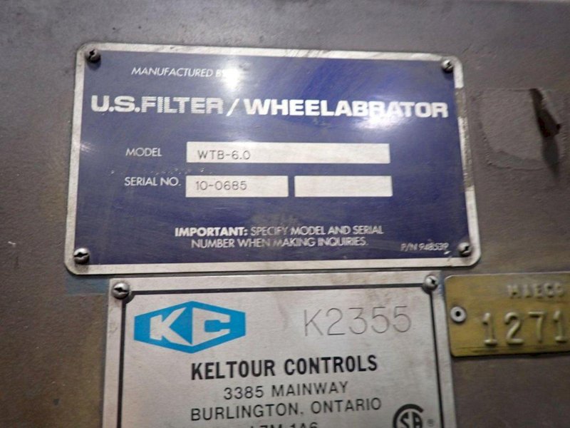US FILTER/WHEELABRATOR WTB-6.0 SHOT BLAST MACHINE: YOBRO #24278