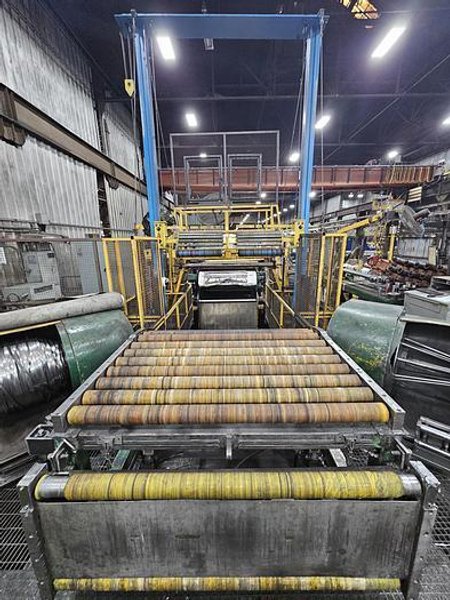 60” x .135” x 50,000 Lbs. Cincinnati/Herr-Voss Slitting Line. STOCK #0999625
