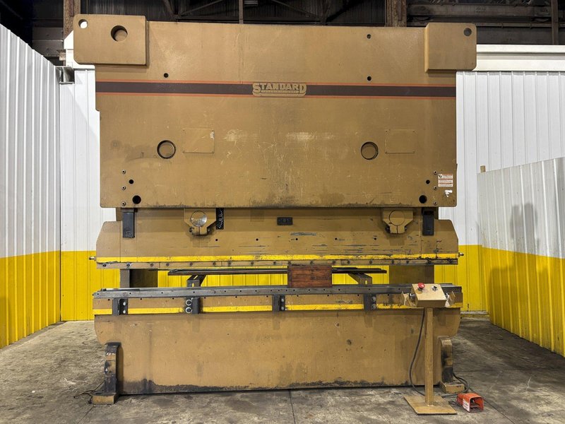 325 TON X 12' STANDARD INDUSTRIAL HYDRAULIC PRESS BRAKE NEW 2003 FLOOR STANDING NO PIT: YOBRO #23963