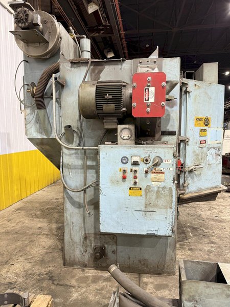 72” TABLE PANGBORN MODEL LK ROTOBLAST SHOT BLAST MACHINE: YOBRO #24357