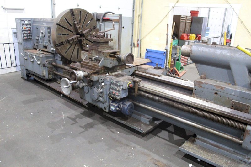 39&quot; X 96&quot; POREBA  GAP BED ENGINE LATHE: STOCK #71534