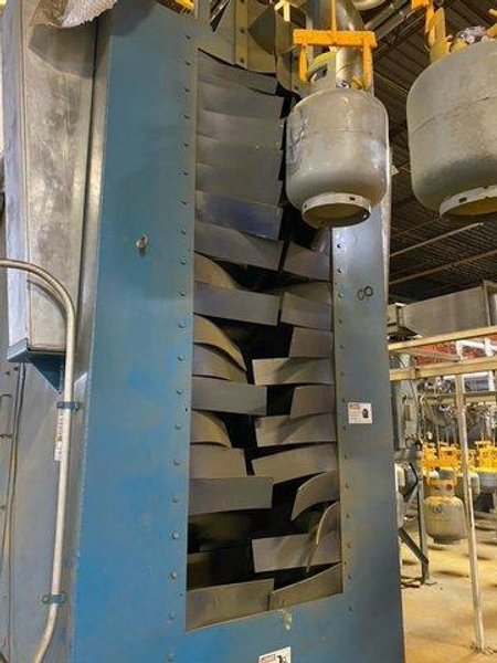Viking MR6016 Shot Blast System – 2013 – Monorail Blaster for Weldments &amp; Heavy Steel Prep