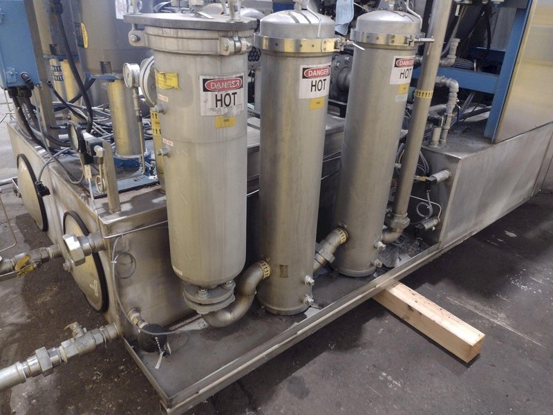 EXTRUDE HONE / SURFTRAN MODEL #STR-1 HIGH PRESSURE WASHER &amp; DEBURRING SYSTEM W/ STORCH DEMAGNETIZER MACHINE: STOCK #19369