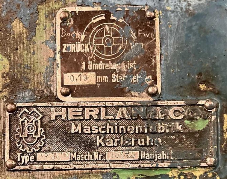 HERLIN P9 EXTRUSION PRESS STOCK# 3532