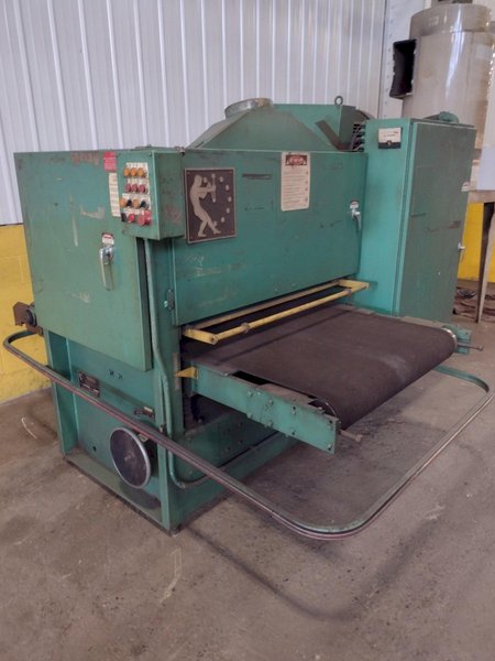 42" X 50 HP TIMESAVER MODEL #343-1SG  SLAG GRINDER BELT SANDER WITH HAMMOND DUST COLLECTOR: STOCK #17009