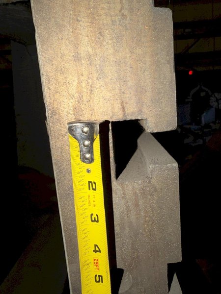 90" WIDE X 120" TALL T-SLOTTED ANGLE PLATE. STOCK #0548426