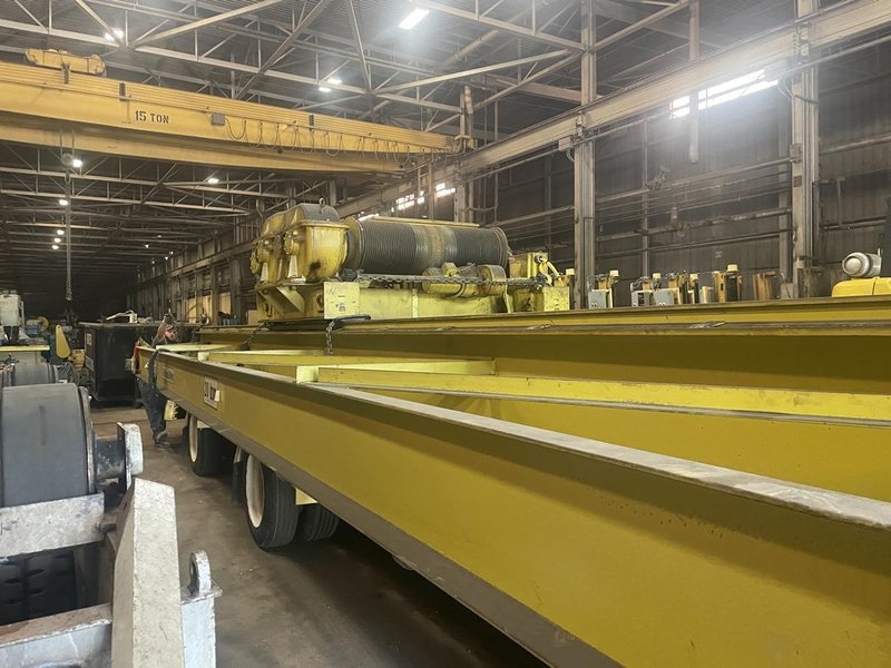 20 TON X 40' ROBBINS &amp; MEYERS OVER HEAD BRIDGE CRANE: STOCK #76089