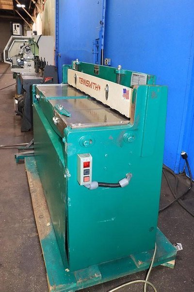 52" X 16 Ga TENNSMITH Hydraulic Squaring Shear, Model 52H