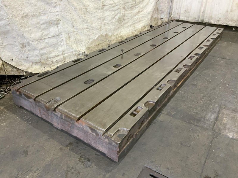 192" X 60" T-SLOTTED FLOOR PLATE: STOCK #81415