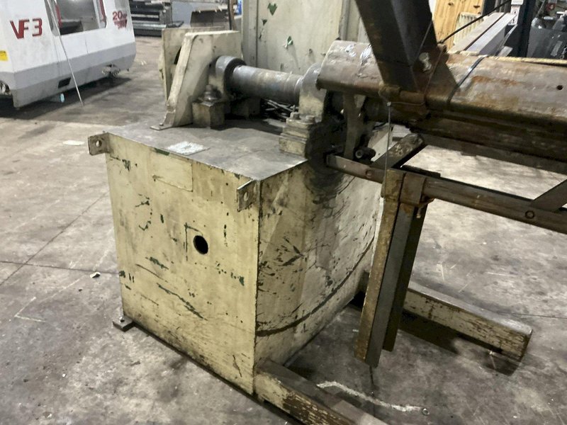 7,000 LBS X 48" DALLAS SINGLE END MOTORIZED UNCOILER COIL REEL: YOBRO #26129