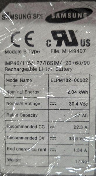 VERTIV LEIBERT EXM 3 PHASE AC UPS W/ ELPM182-00002 BATTERIES USED