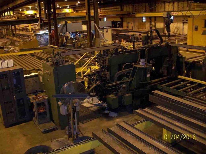 1-9/16&#039; x 40&#039; #HD-145 FRANKLIN CNC 3-SPINDLE DRILL LINE: STOCK #62388