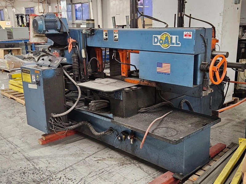 14″ x 20″ DoAll 500SNC Automatic Horizontal Bandsaw, 2008 – Mitering, Bundle Attachment