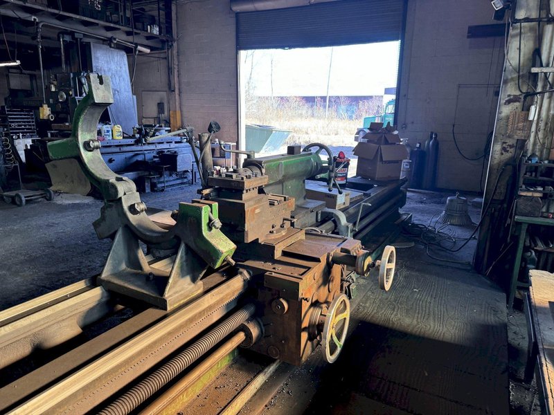 42" X 192" STANKO 1H65-5 HOLLOW SPINDLE ENGINE LATHE. STOCK # 1222424