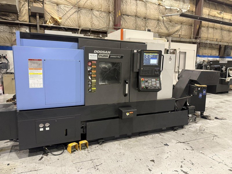 2022 Doosan Puma 2600SYB II Used CNC Lathe For Sale