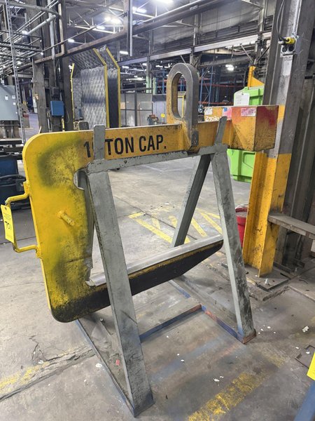 10 TON X 48" CALDWELL MODEL 82-10-48 COIL LIFT C HOOK: YOBRO #25230