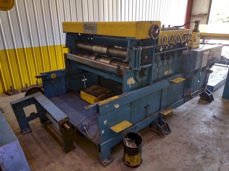 60" x 14 GA X 20,000 LB IOWA PRECISION MODEL #SLR6014-2.5 SLITTING CUT TO LENGTH COIL SLEAR LINE: YOBRO #26015