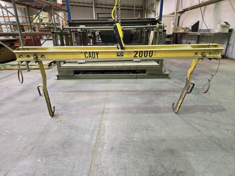 50.5' X 19' 1 TON GORBEL OVERHEAD CRANE SYSTEM. STOCK # 0772326