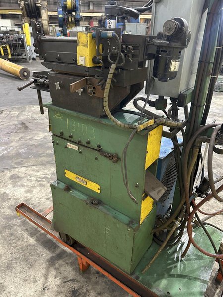 10&quot; GUILD MODEL #PSA-135-10 SHEAR END COIL STRIP WELDER WITH MILLER ECONO-TWIN HF WELDER: STOCK #22611