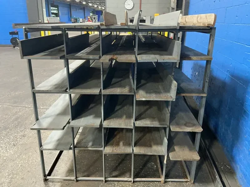 FIVE 60“X120” SHELVES, VARYING HEIGHTS SHELVING UNIT