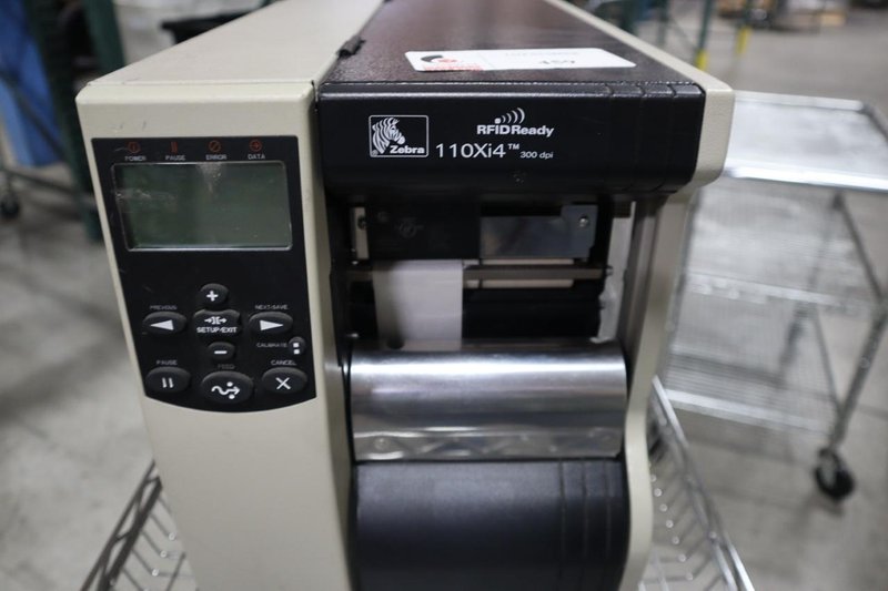 Zebra 110Xi4 Label Printer, 203 dpi, 4" Wide Label Cap- Auction Item