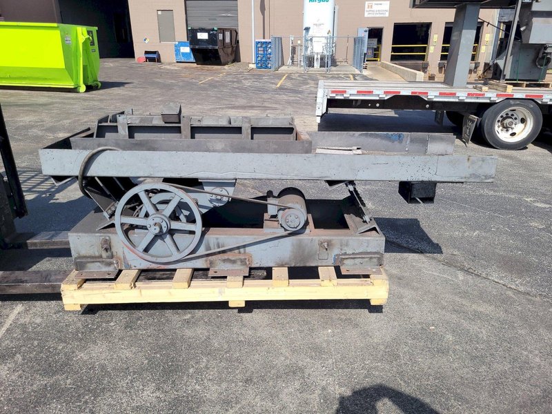Pangborn 12 CU. Ft Model 12GN-6R Rubber Belt Tumble Barrel Blast Machine W/Parts Elevator. New-2002