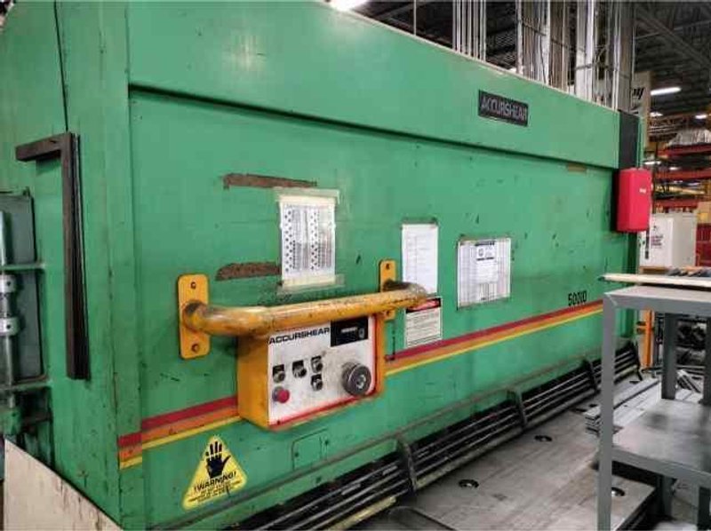 10’ X 1/2” AccurShear 850010 Power Shear, 1989 – Priced to Move