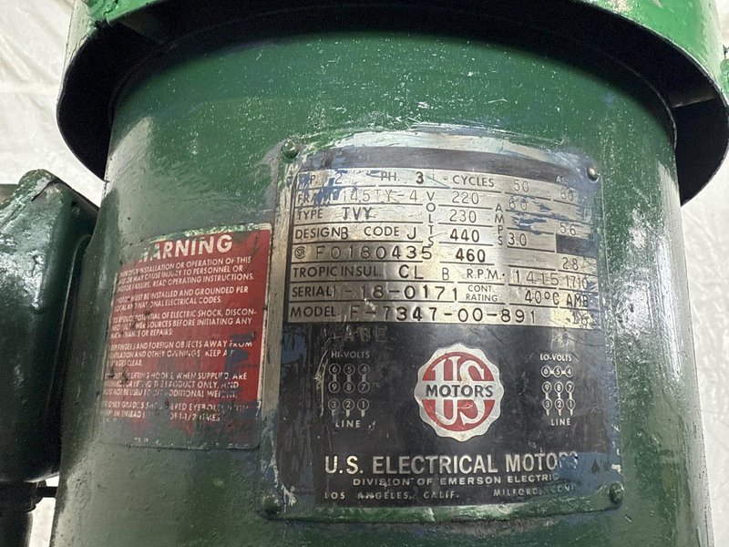 2 HP BRIDGEPORT SERIES 1 VERTICAL MILL. STOCK # 0774825