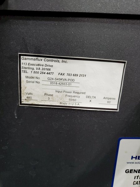 Gammaflux Used G24 Hot Runner Controller, 24 zone, 460V, 2018