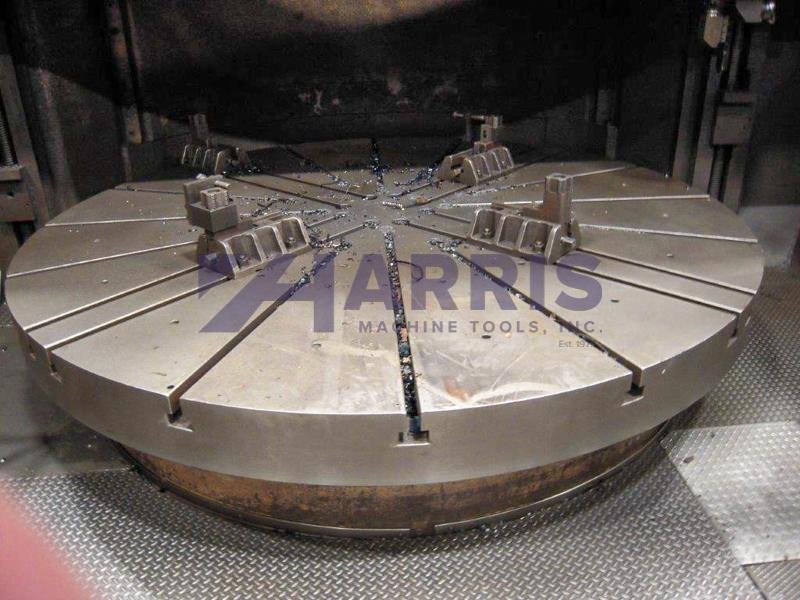 124&quot; Bullard Dyn-au-tape 2 Axis CNC Vertical Boring Mill with Fanuc 15TT Control