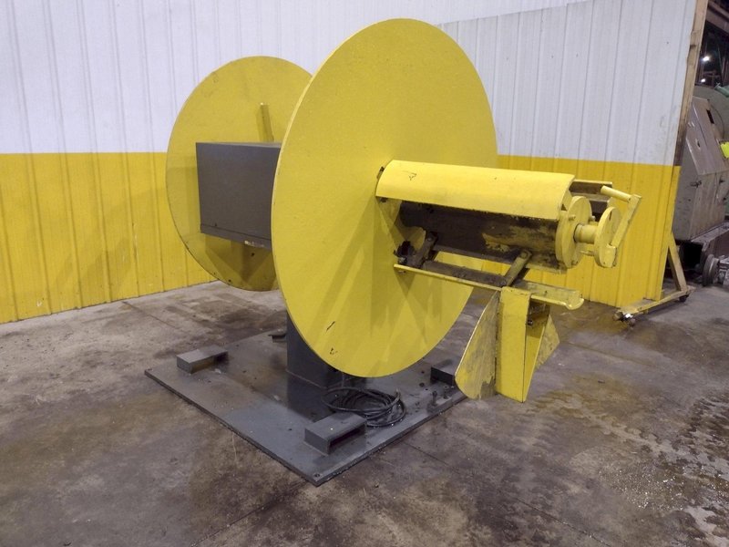 8,000 LBS X 24" COE MODEL #CPR-DE DOUBLE END PULL OFF COIL REEL UNCOILER: YOBRO #24985