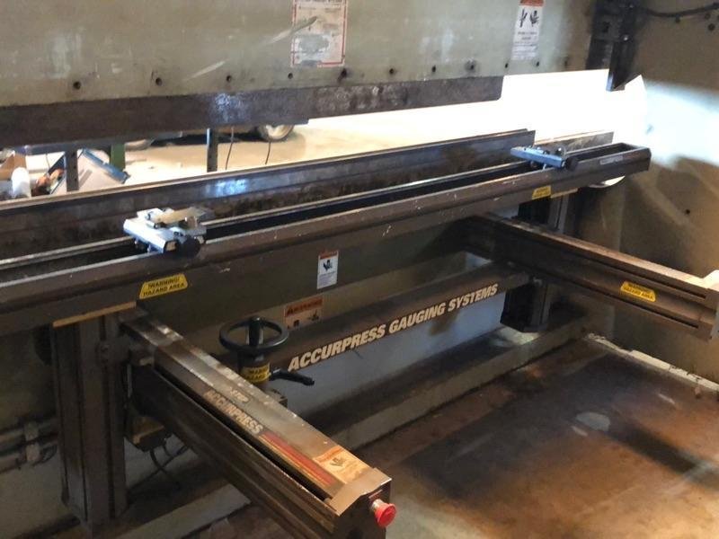 1 - PREOWNED ACCURPRESS ADVANTAGE CNC 12&#039; X 175 TON PRESS BRAKE, MODEL #: 717512, S/N: 10254, YEAR: 2008