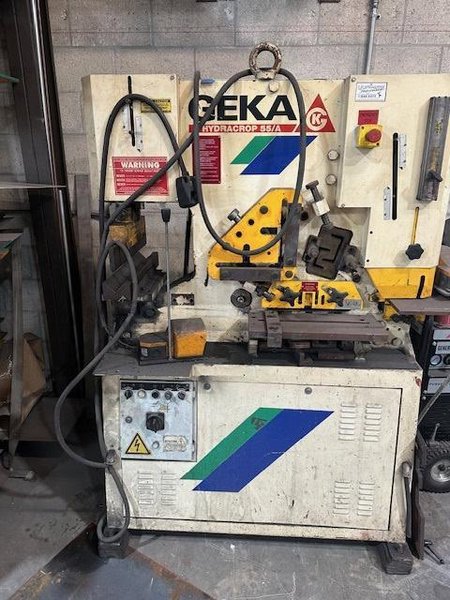 55 Ton GEKA Hydracrop 55A Ironworker, 2009