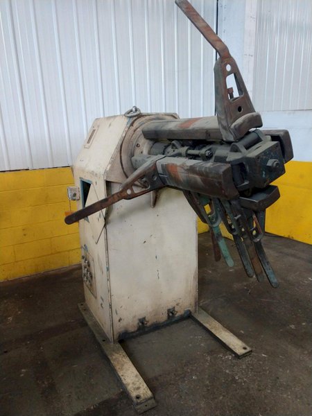 10,000 LB 5 TON X 12&quot; X .156&quot; LITTELL COIL FEED LINE WITH COIL REEL &amp; STRAIGHTENER: STOCK 14941