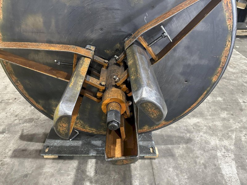 4,000 LBS x 20&quot; AMERICAN STEEL LINE MODEL #60 DOUBLE END PULL OFF UNCOILER COIL REEL: STOCK #23066