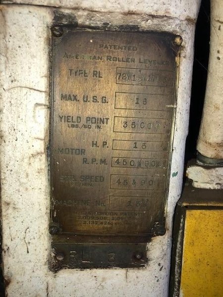 MAUST LEVELER 72" X 1 1/2" X 17 X 6