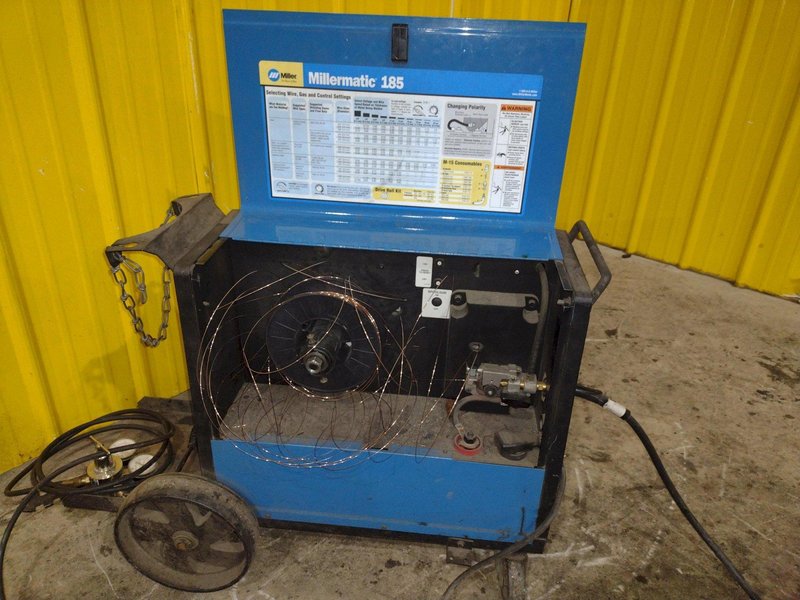 1 PHASE MILLER MODEL MILLERMATIC 185 STOCK 903497 MIG WELDER: YOBRO #24382