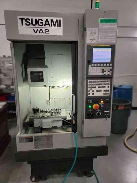 Tsugami VA 2 VMC, 2015 – 30,000 RPM, Fanuc OiMD Control, Renishaw Probe, Rigid Tapping