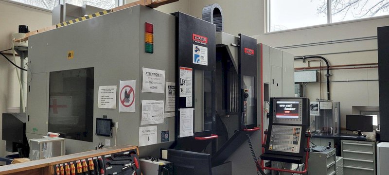 Quaser UX 600 High Precision 5-Axis Trunnion Style Vertical Machining Center