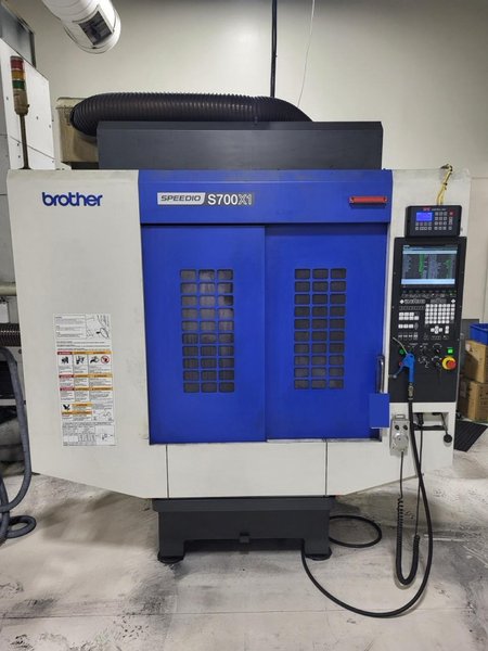Brother Speedio S700X1 5 Axis CNC VMC, 2016 – Yukiwa Tilting Rotary Table, Blum Probe