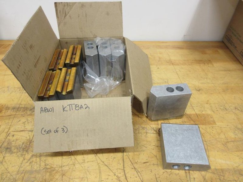 Abbott KTT8A2, 1.5 mm x 60° Serrated Soft Jaws (3 sets)- Auction Item