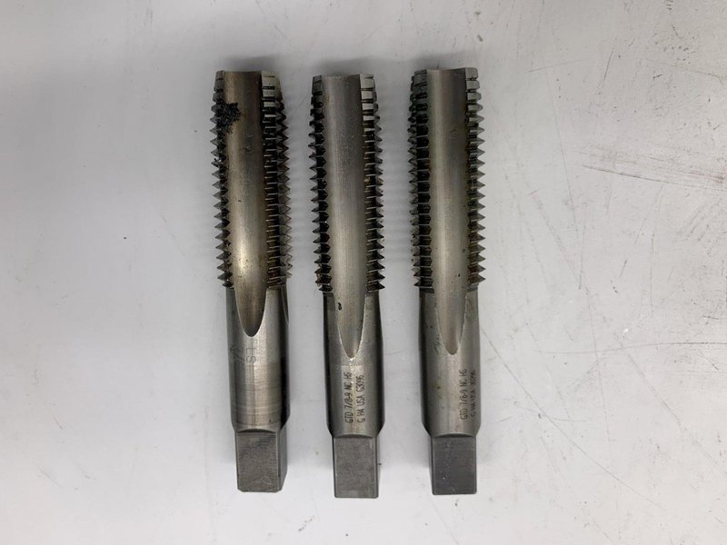 7/8-9” NC-HS GTD 4 FLUTE TAP [QTY 3]  USA MADE STOCK #15530