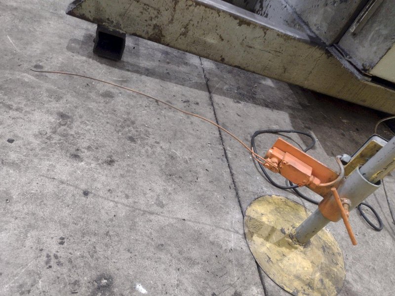 6,000 LBS X 36" AMERICAN MODEL #1000 MOTORIZED COIL REEL UNCOILER: YOBRO #24888